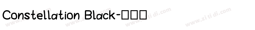 Constellation Black字体转换